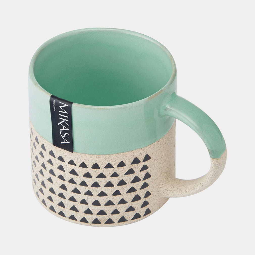 Mikasa - Green Mug, Glaze