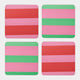 Creative Tops - Set of 4 Coasters Stripe Print