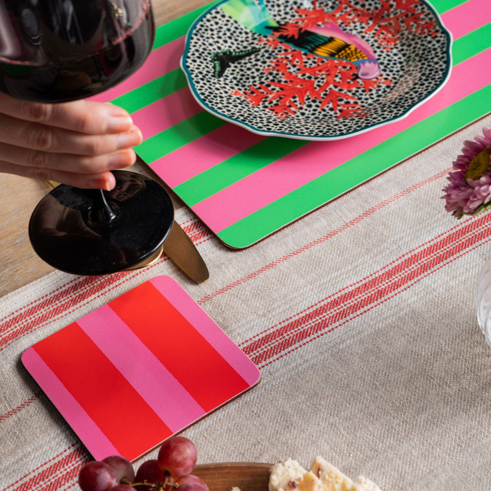 Creative Tops - Set of 4 Coasters Stripe Print