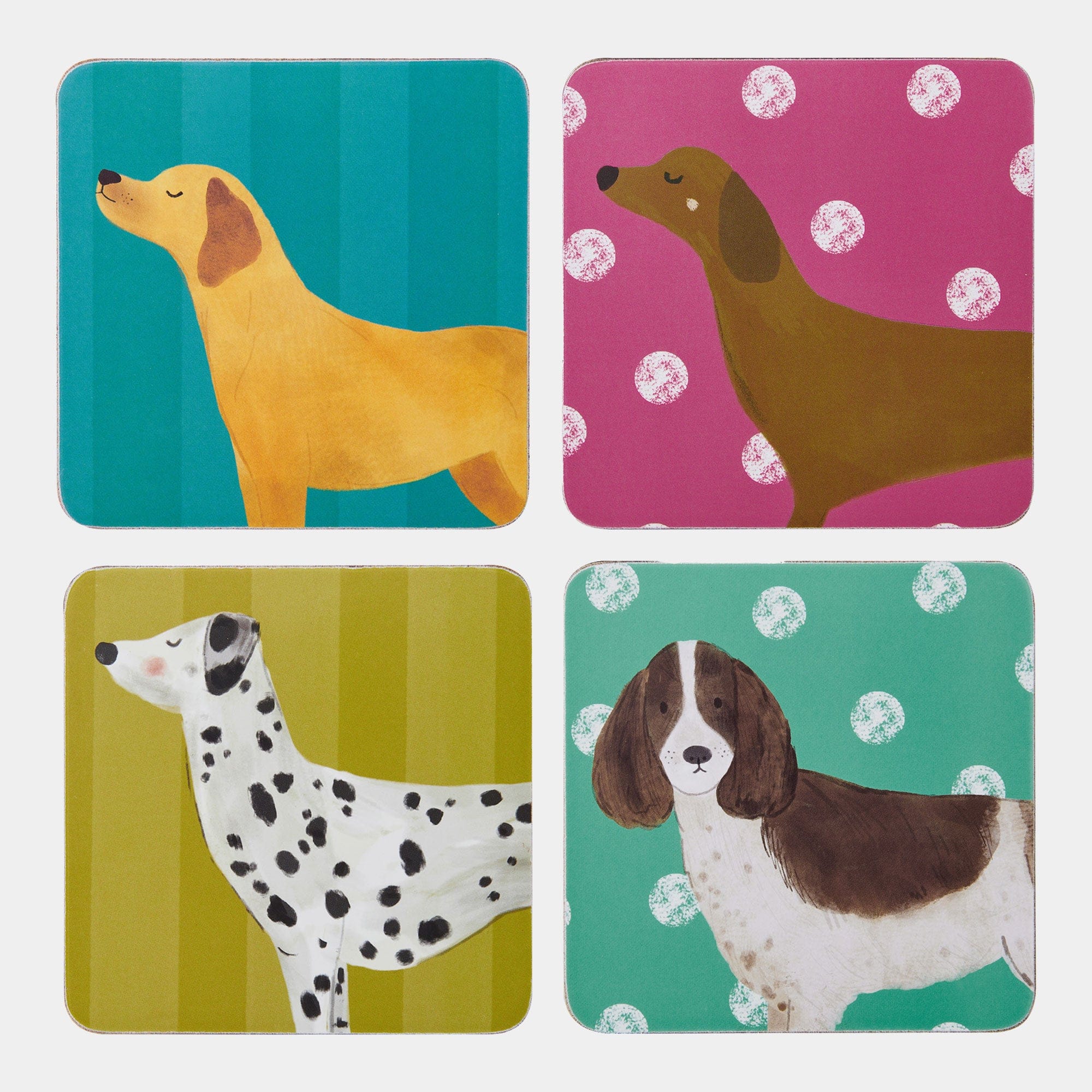 Creative Tops - Set of 4 Coasters Dog Print