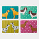 Creative Tops - Set of 4 Placemats Dog Print