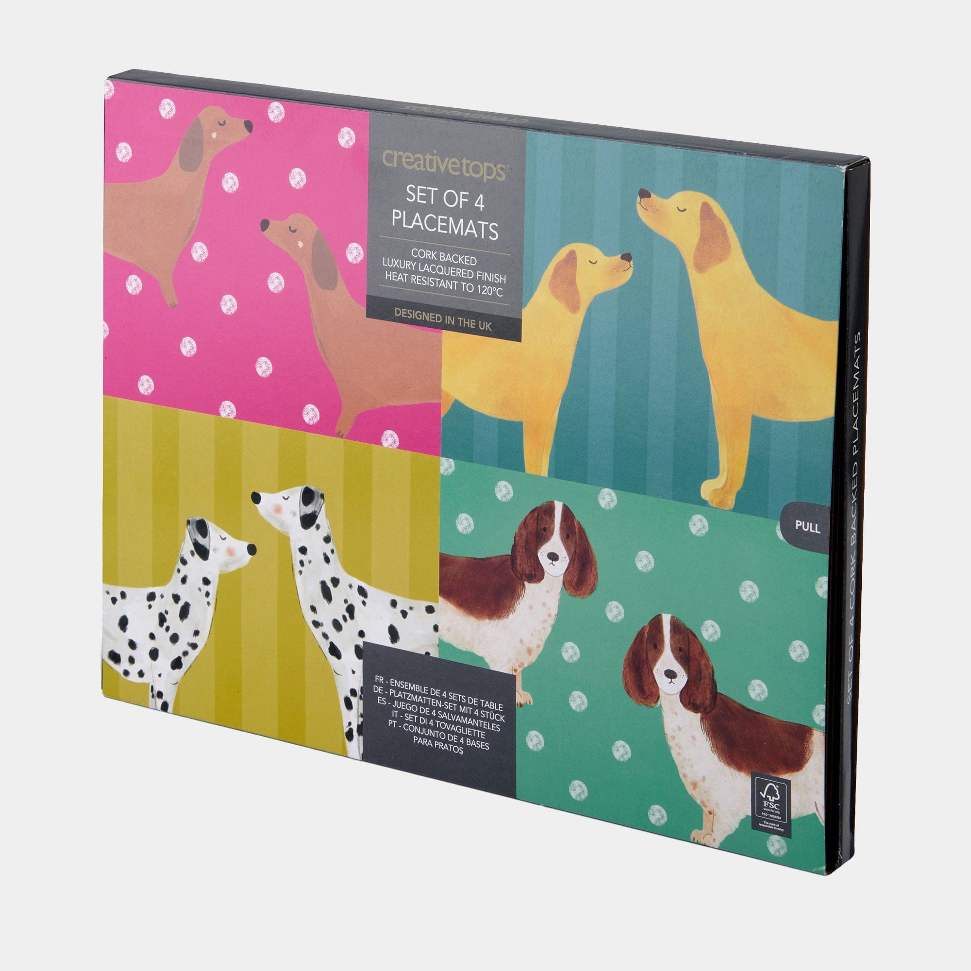 Creative Tops - Set of 4 Placemats Dog Print