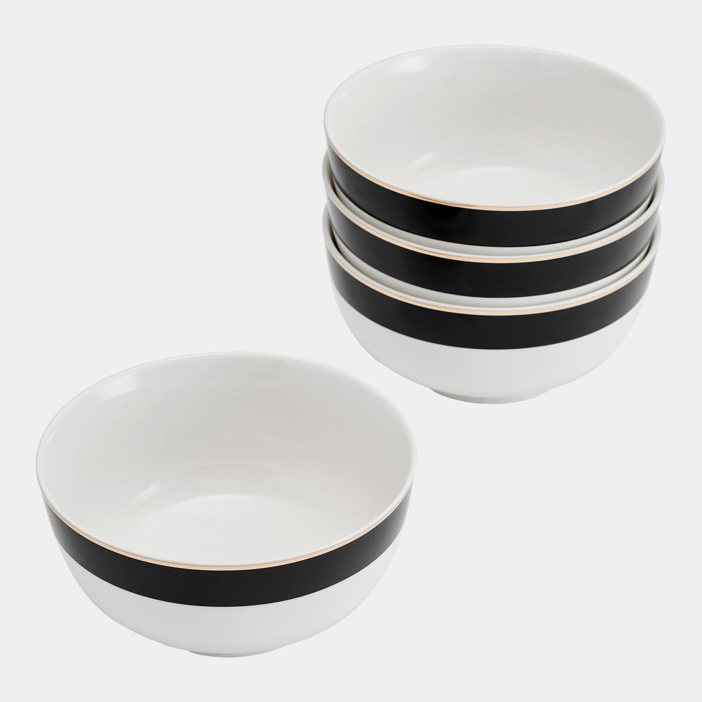 Mikasa Luxe Deco - Cereal Bowls, Set of 4