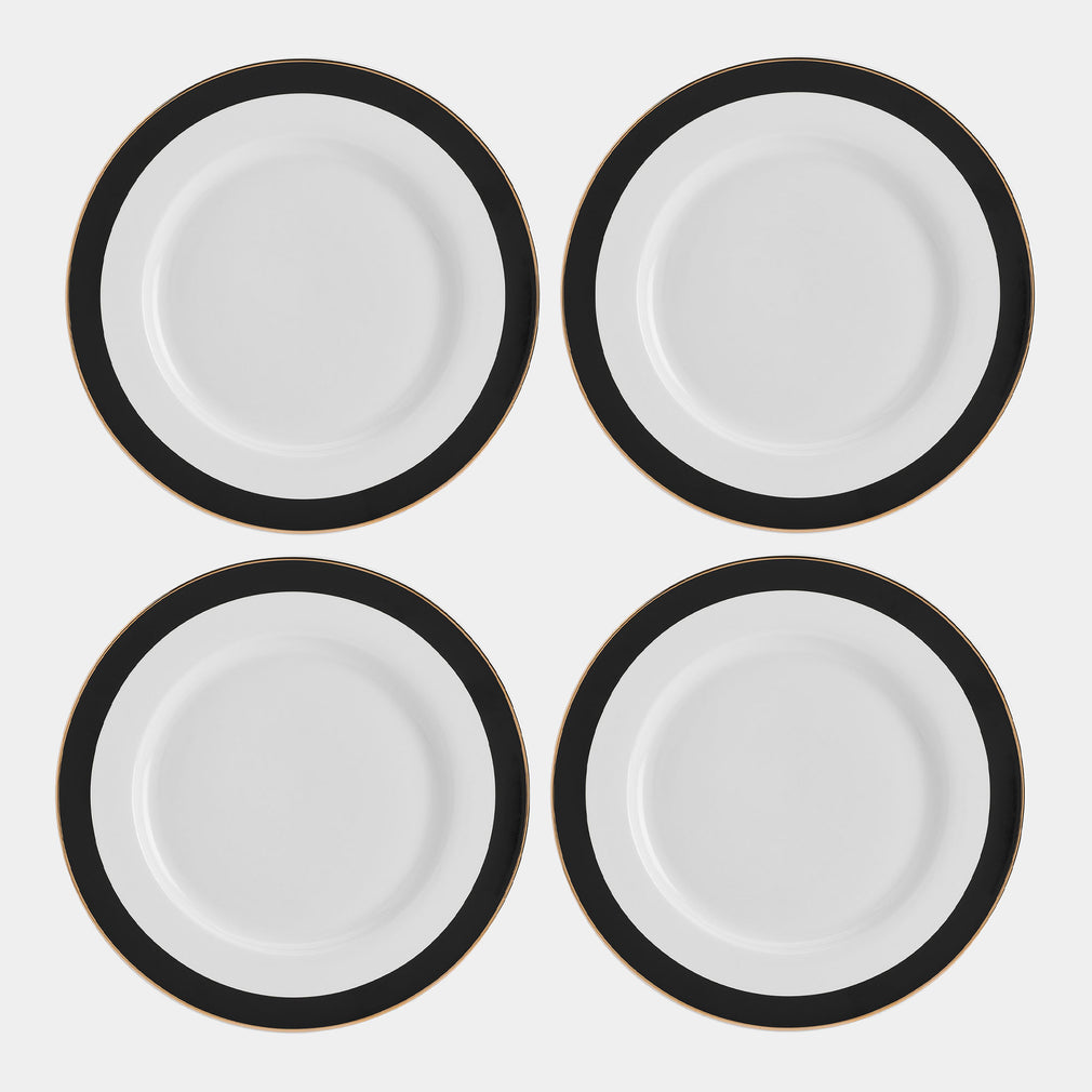 Mikasa Luxe Deco - Dinner Plates, Set of 4