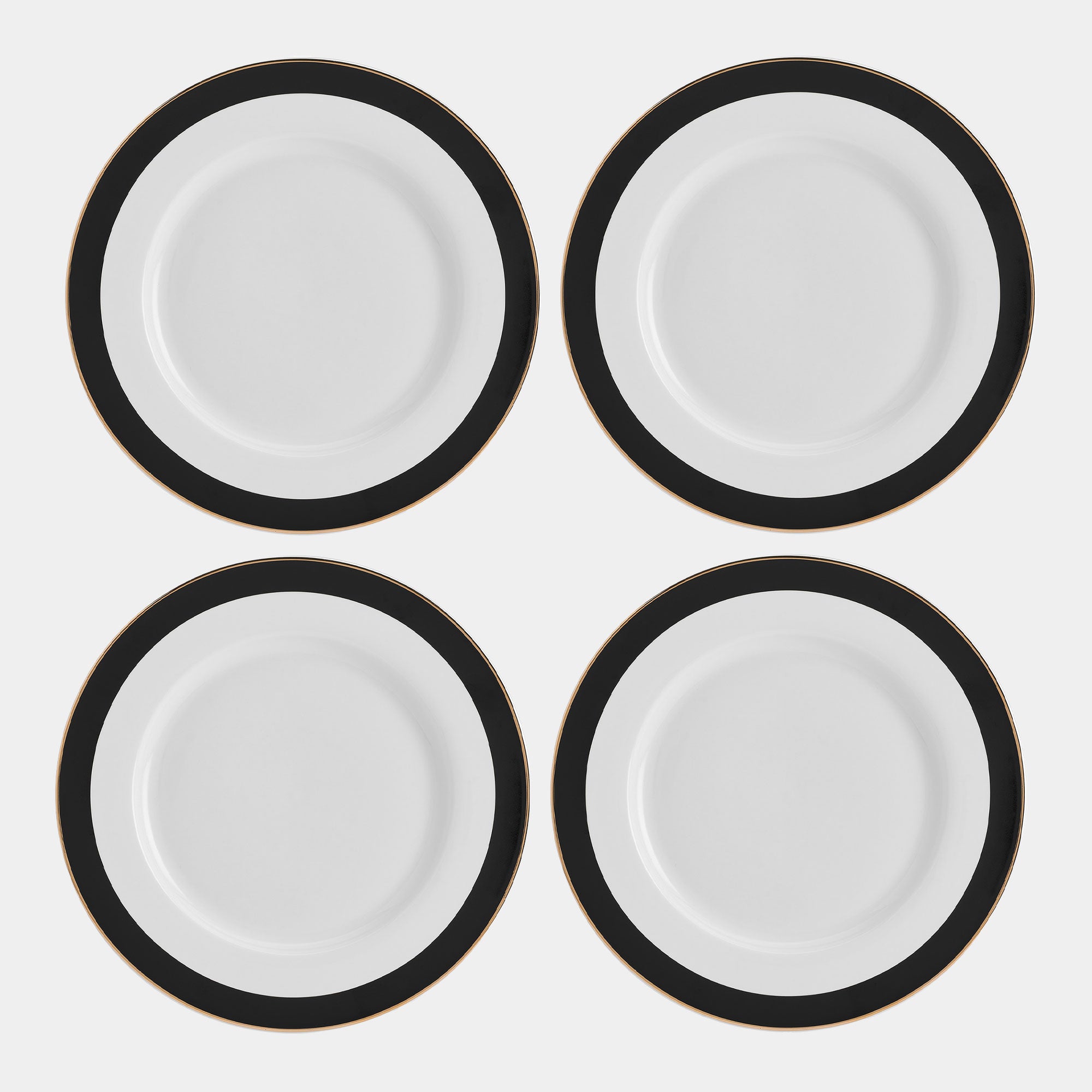Mikasa Luxe Deco - Dinner Plates, Set of 4