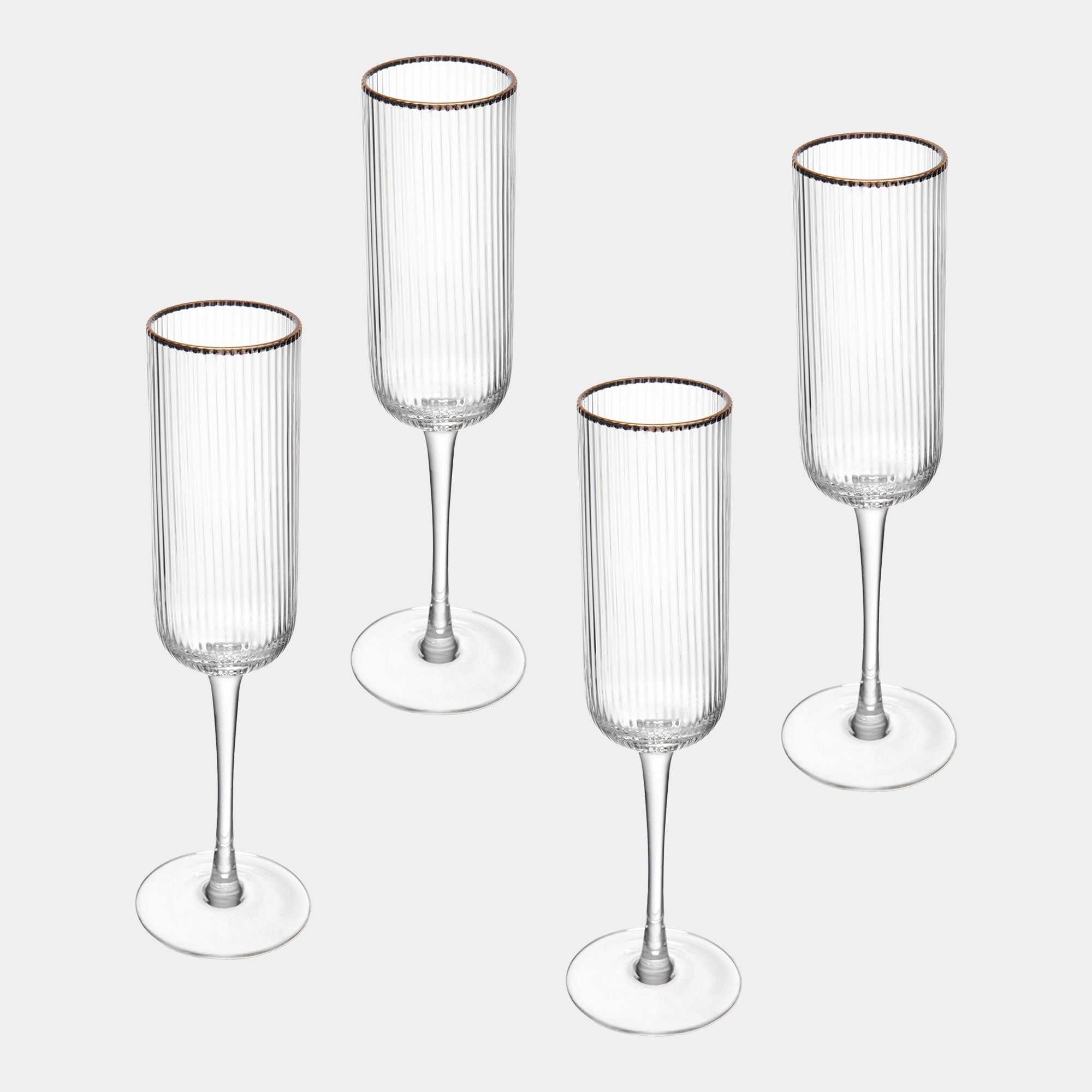 Mikasa Sorrento - Champagne Flutes, Set of 4