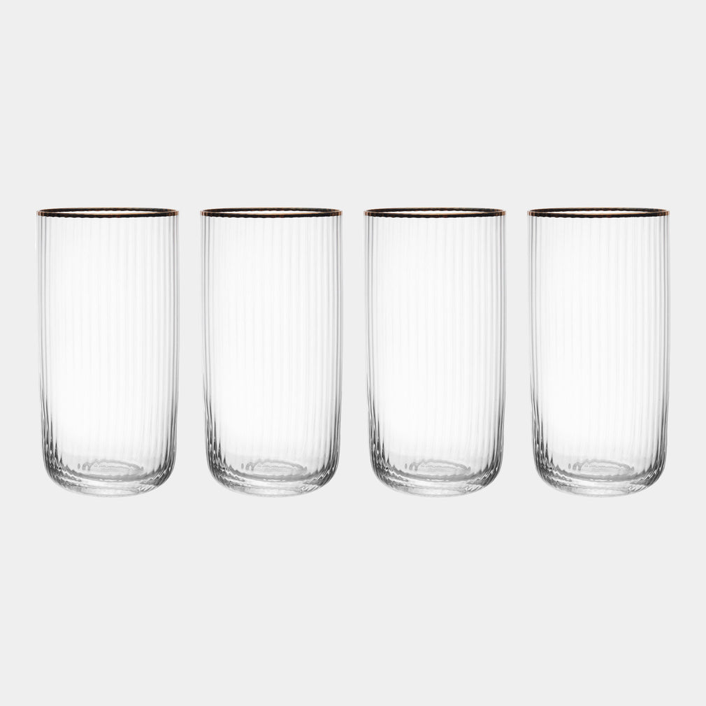 Mikasa Sorrento - Highball Glasses, Set of 4