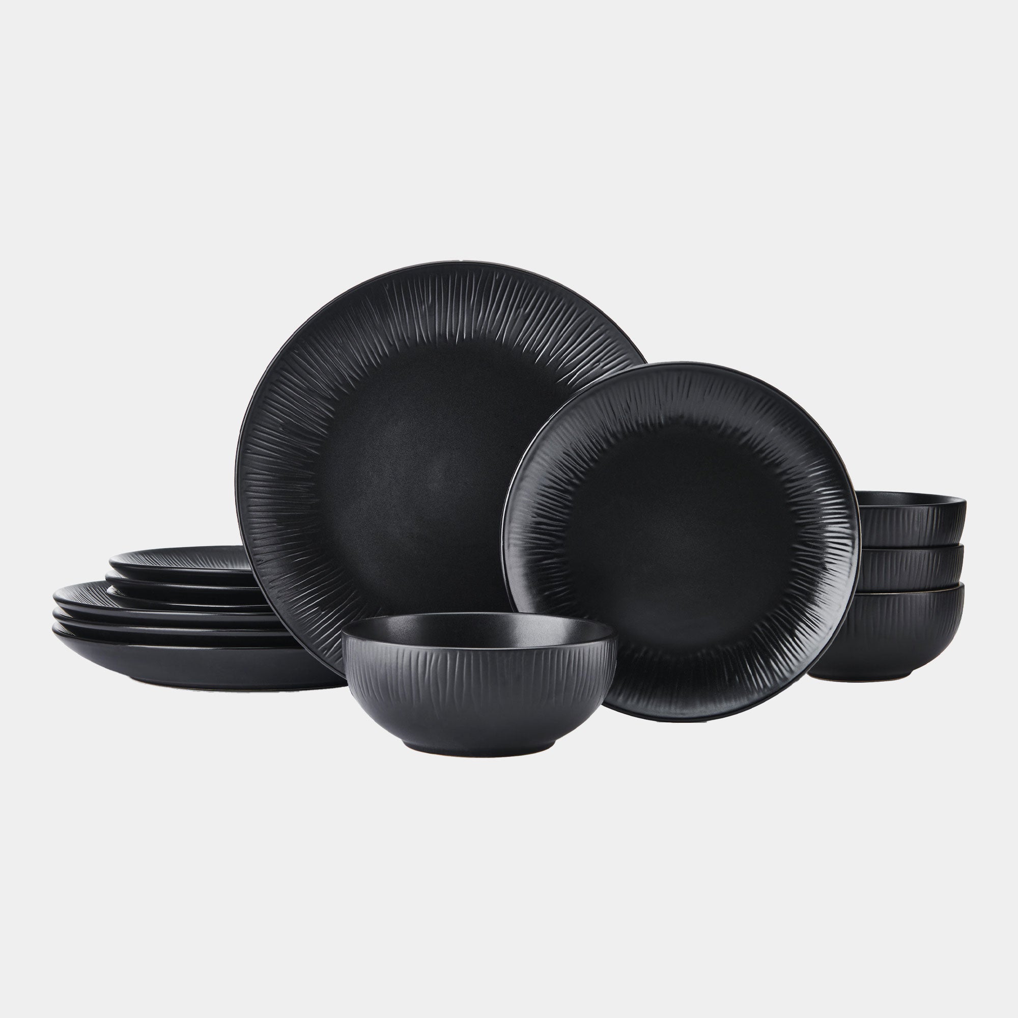 Mikasa Jardin - Midnight 12 Piece Dinner Set