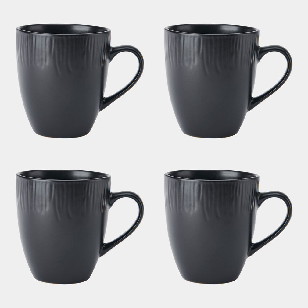 Mikasa Jardin - Midnight Mugs, Set of 4