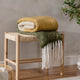 Rawton - Ombre Throw Natural/Moss 130x180cm
