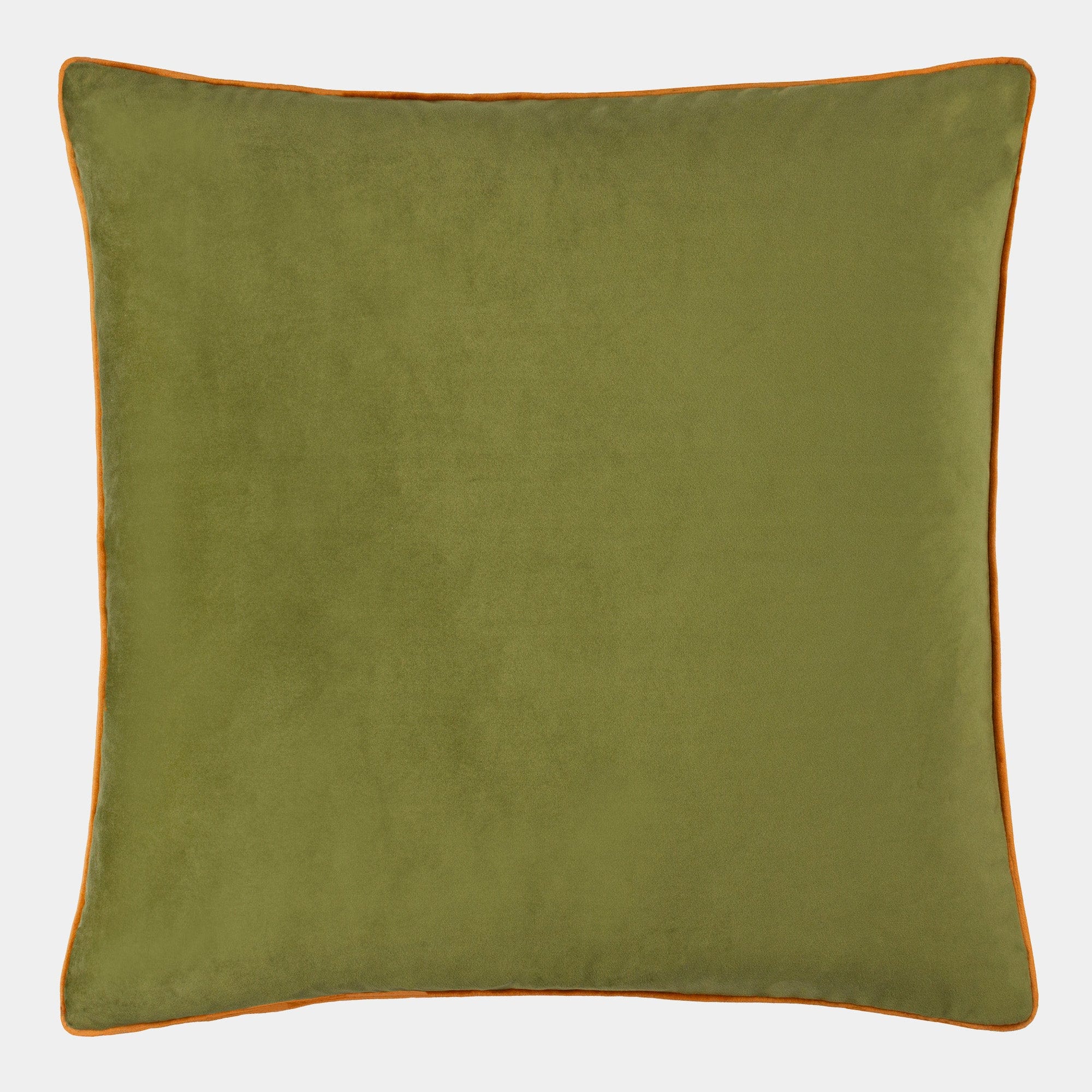 Havana Velvet Olive Ginger Cushion 55x55cm