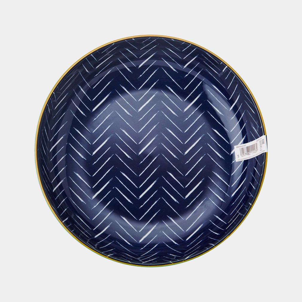 Mikasa - Indigo Chevron Pasta Bowl