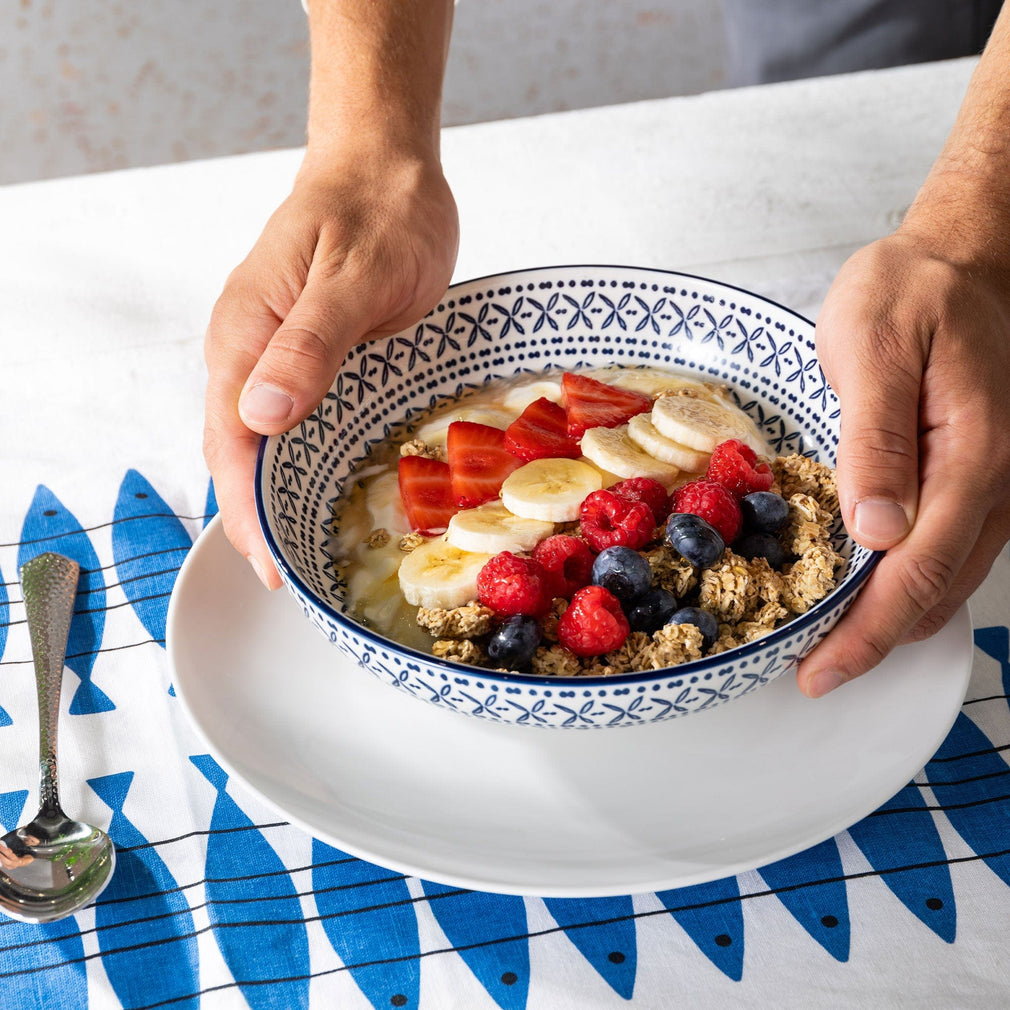 Mikasa - Blue Mediterranean Pasta Bowl
