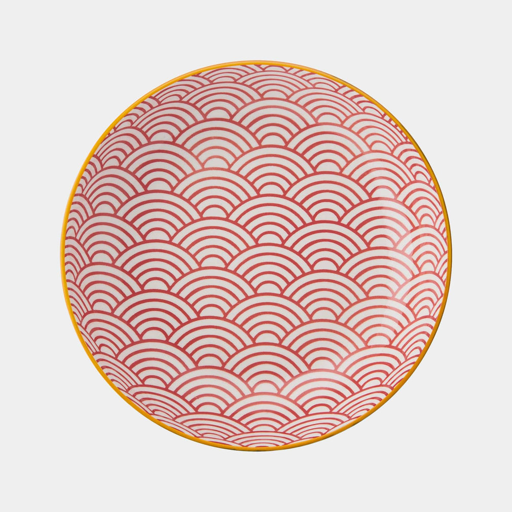 Mikasa - Blue & Red Pasta Bowl