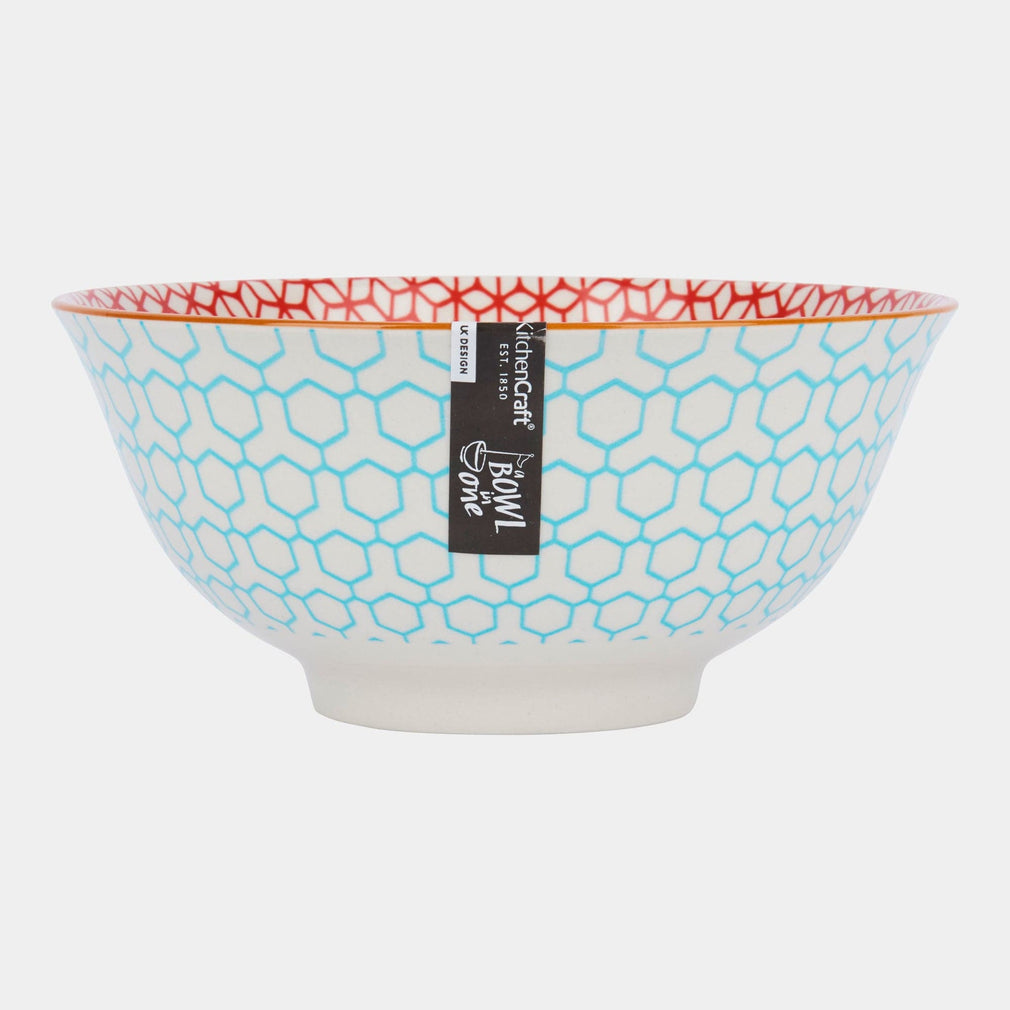 Mikasa - Blue Geometric Bowl