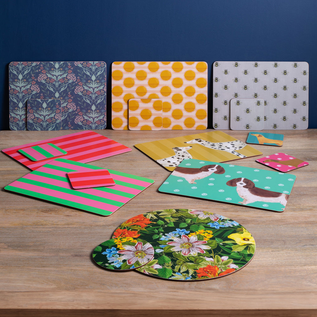 Creative Tops - Stripe Print Placemats Set of 4