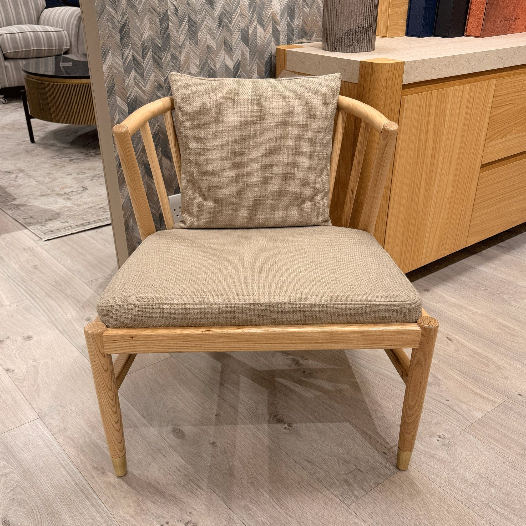 Hudson Cushioned Spindle Chair