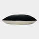 Contra - Black Bolster Cushion 40x60cm