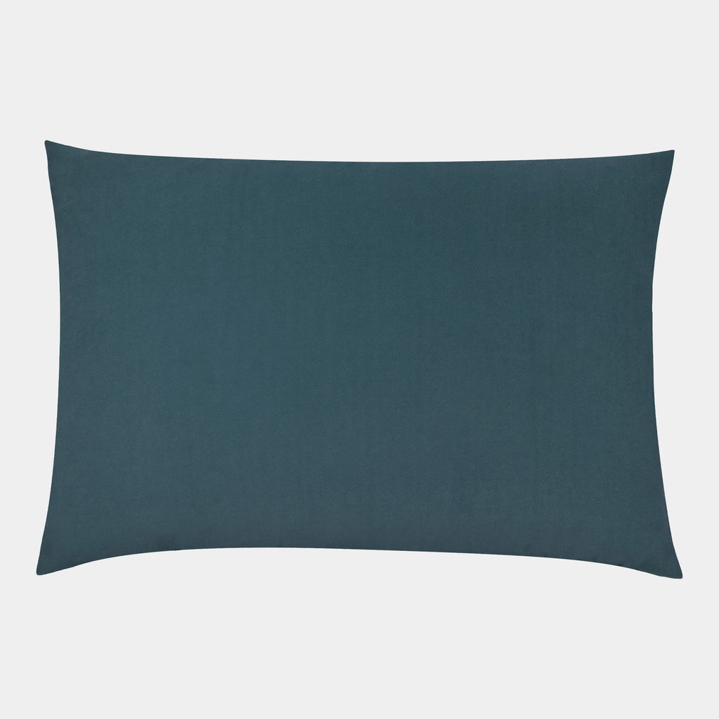 Contra - Slate Blue Bolster Cushion 40x60cm