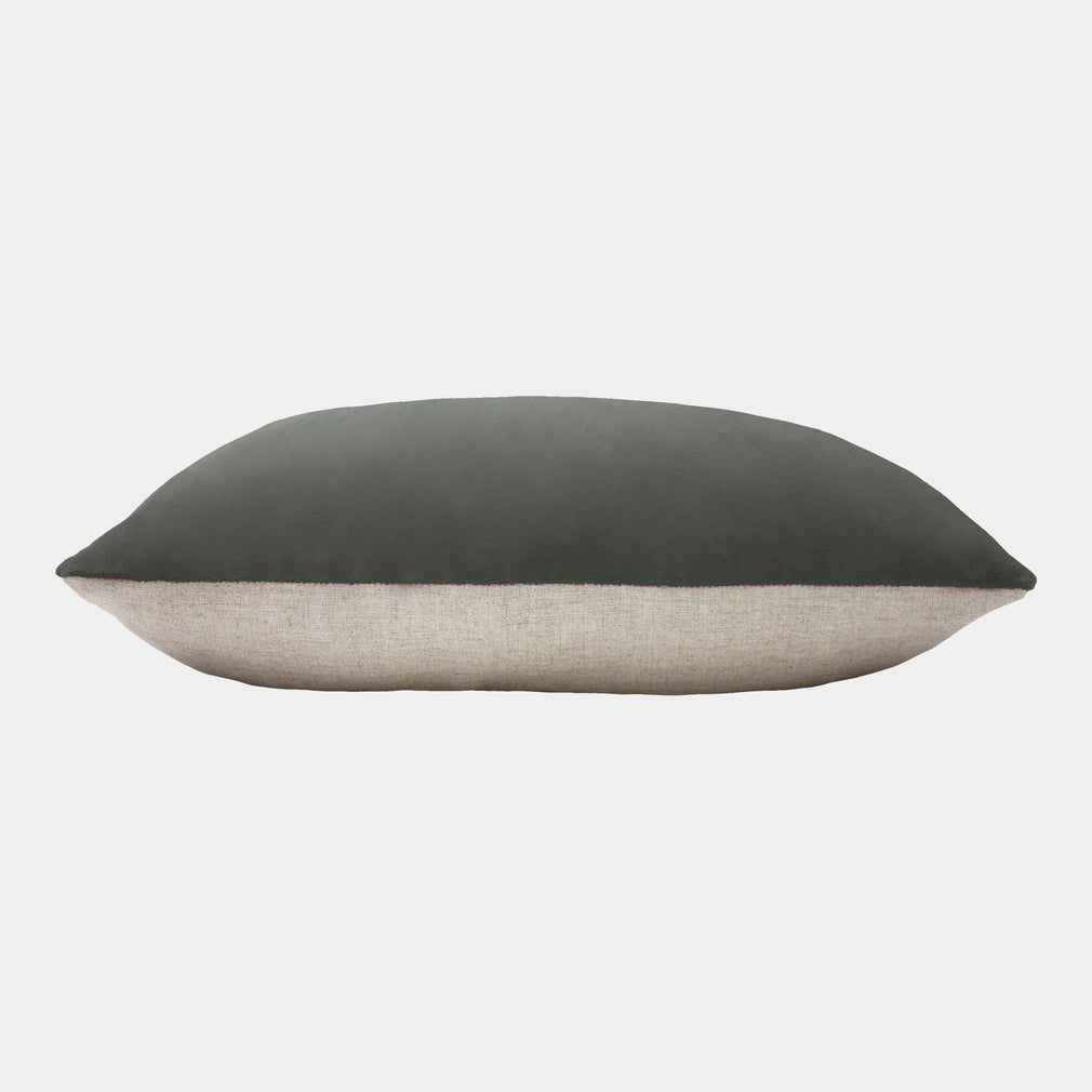 Contra - Steel Grey Bolster Cushion 40x60cm