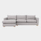 Large LHF Chaise Sofa With  Fibre Interiors In Fabric Grade B
