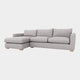 Large LHF Chaise Sofa With  Fibre Interiors In Fabric Grade B