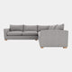 Extra Large Corner Sofa With Fibre Interiors In Fabric Grade B