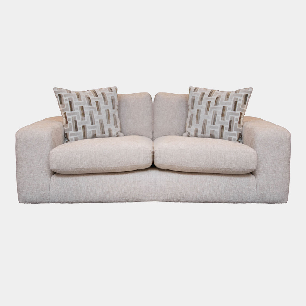 Sarasota - Medium Sofa With Wood Panels In Fabric
