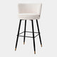 Swivel Bar stool lyssa off white / light use (grenada swivel bar stool 118564= lyssa off white)