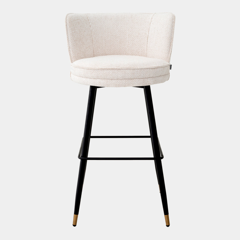 Swivel Bar stool lyssa off white / light use (grenada swivel bar stool 118564= lyssa off white)