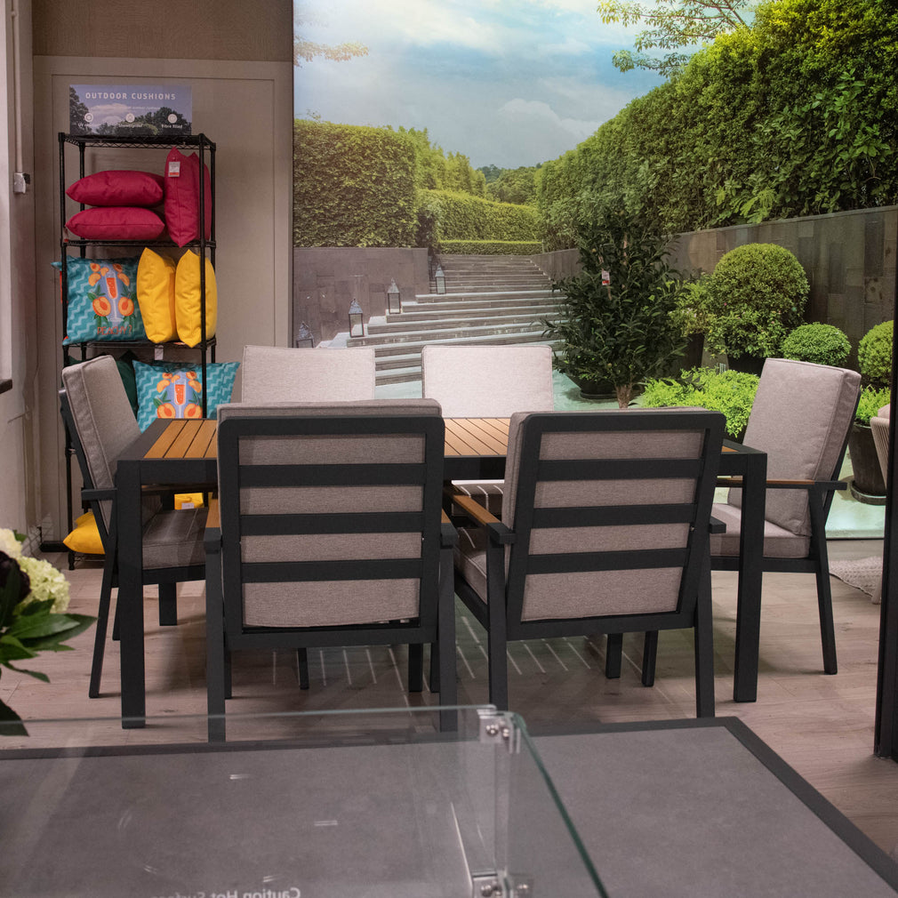 Antigua - 6 Seat Garden Dining Set - Item as Pictured