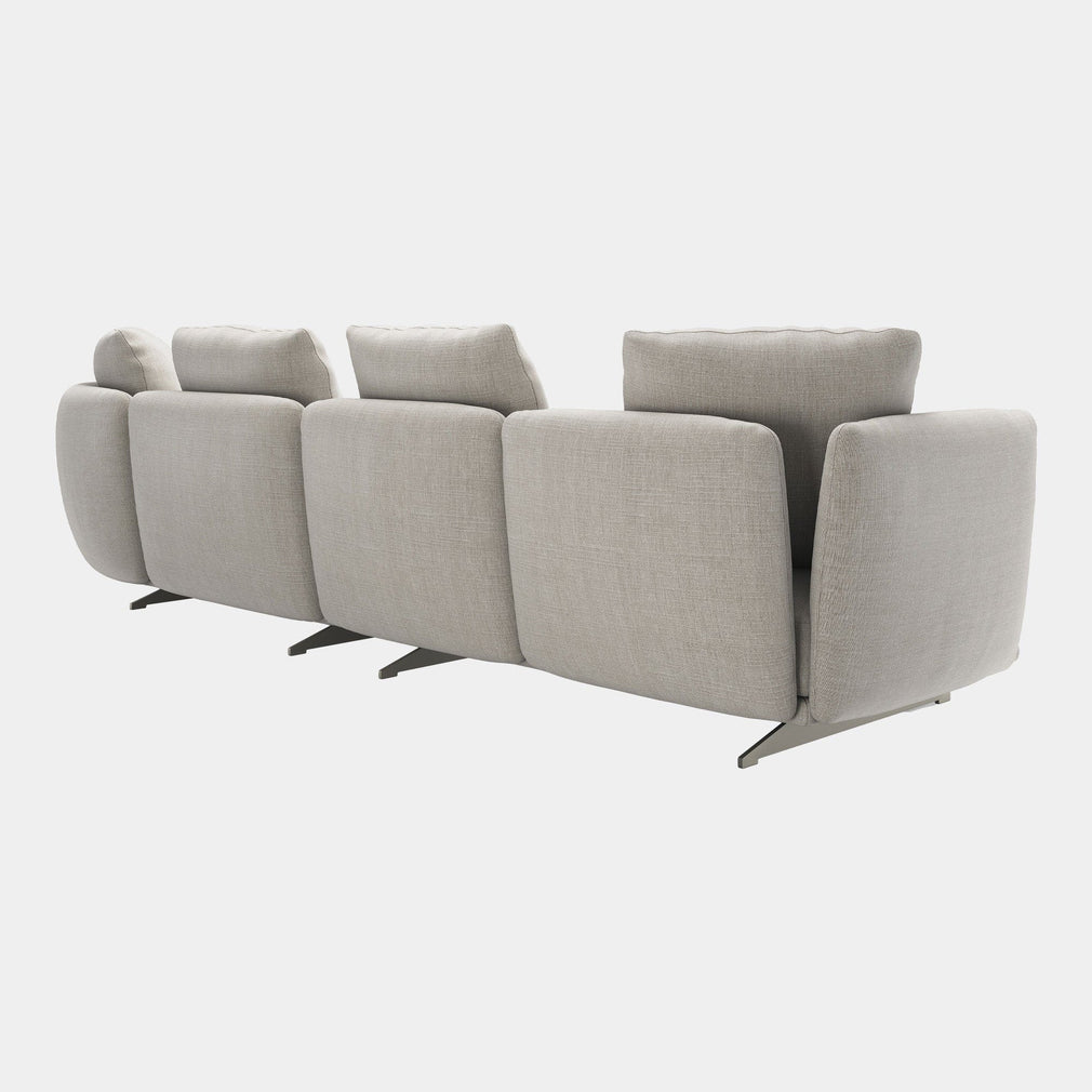 Cattelan Italia Douglas - LHF With Open Curved End Sofa In Fabric