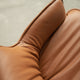 Accent Swivel Chair In Soft Leather