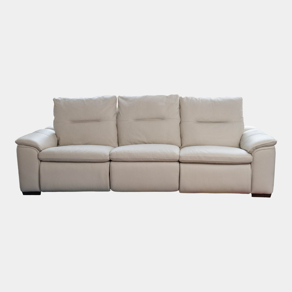 Pasadena - Large 3 Seat Sofa With 2 Power Recliners And Toggle Switches In Full Leather Cat 25