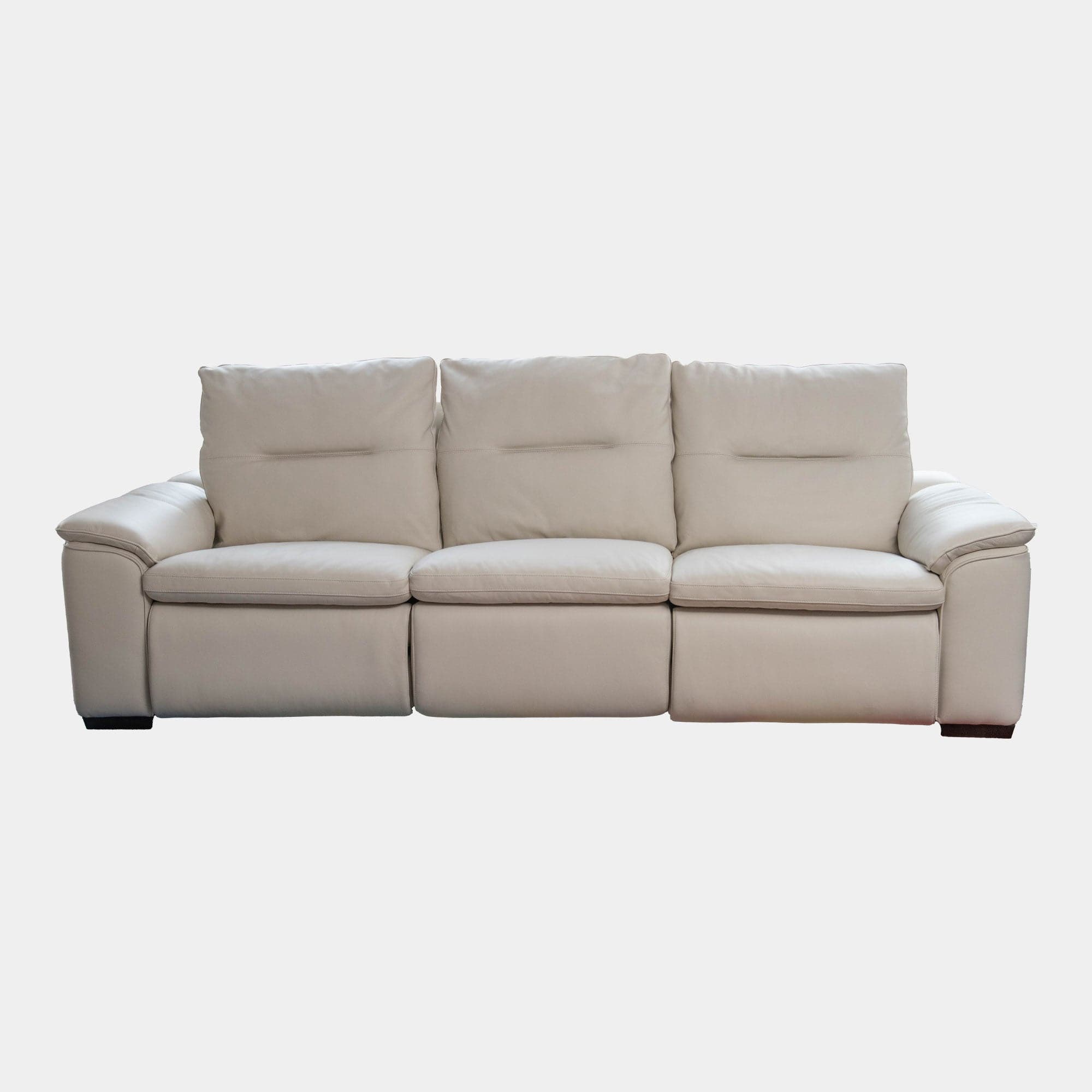 Pasadena - Large 3 Seat Sofa With 2 Power Recliners And Toggle Switches In Full Leather Cat 25