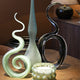 Parker - Fern Swirls Glass Sculptre
