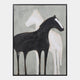 Stallion Shadows - Framed Canvas Wall Art