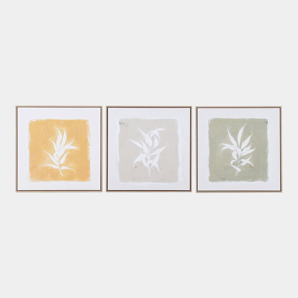 Tranquility - Foliage Canvas Wall Art, Set of 3