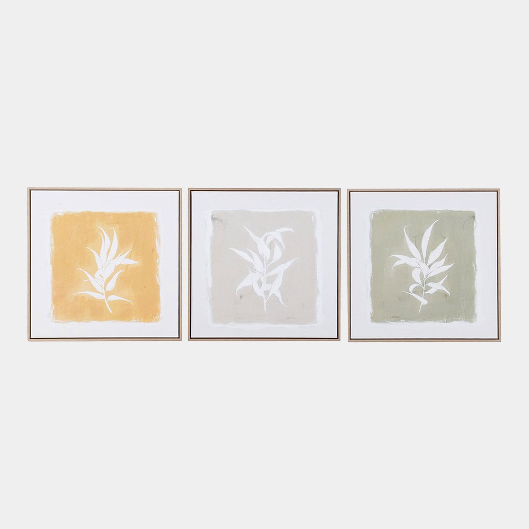 Tranquility - Foliage Canvas Wall Art, Set of 3