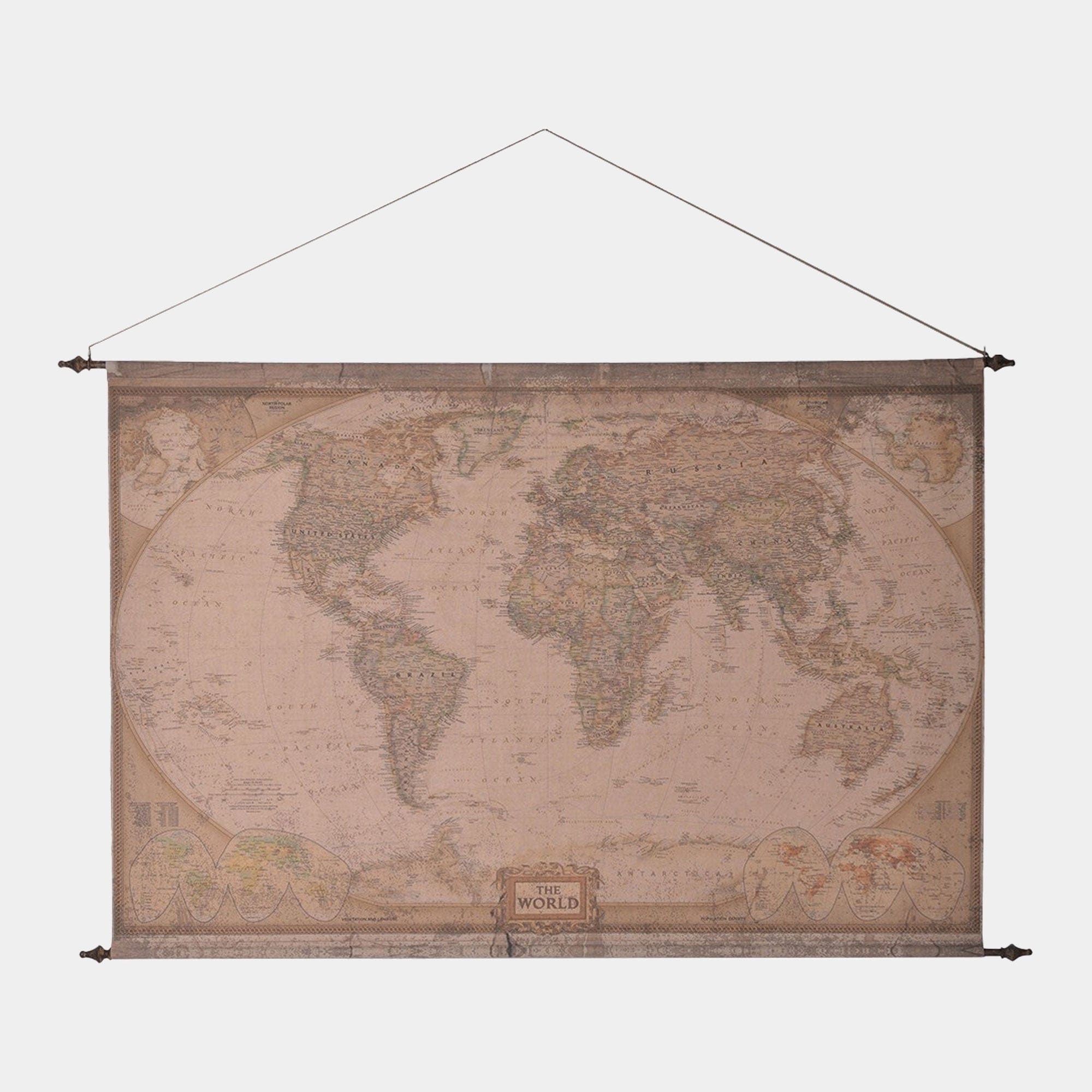 Heritage Map - Fabric Tapestry