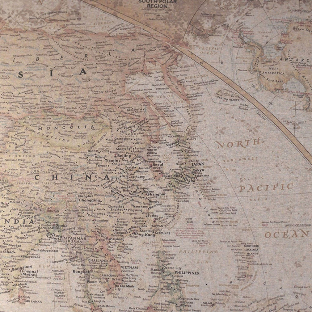 Heritage Map - Fabric Tapestry