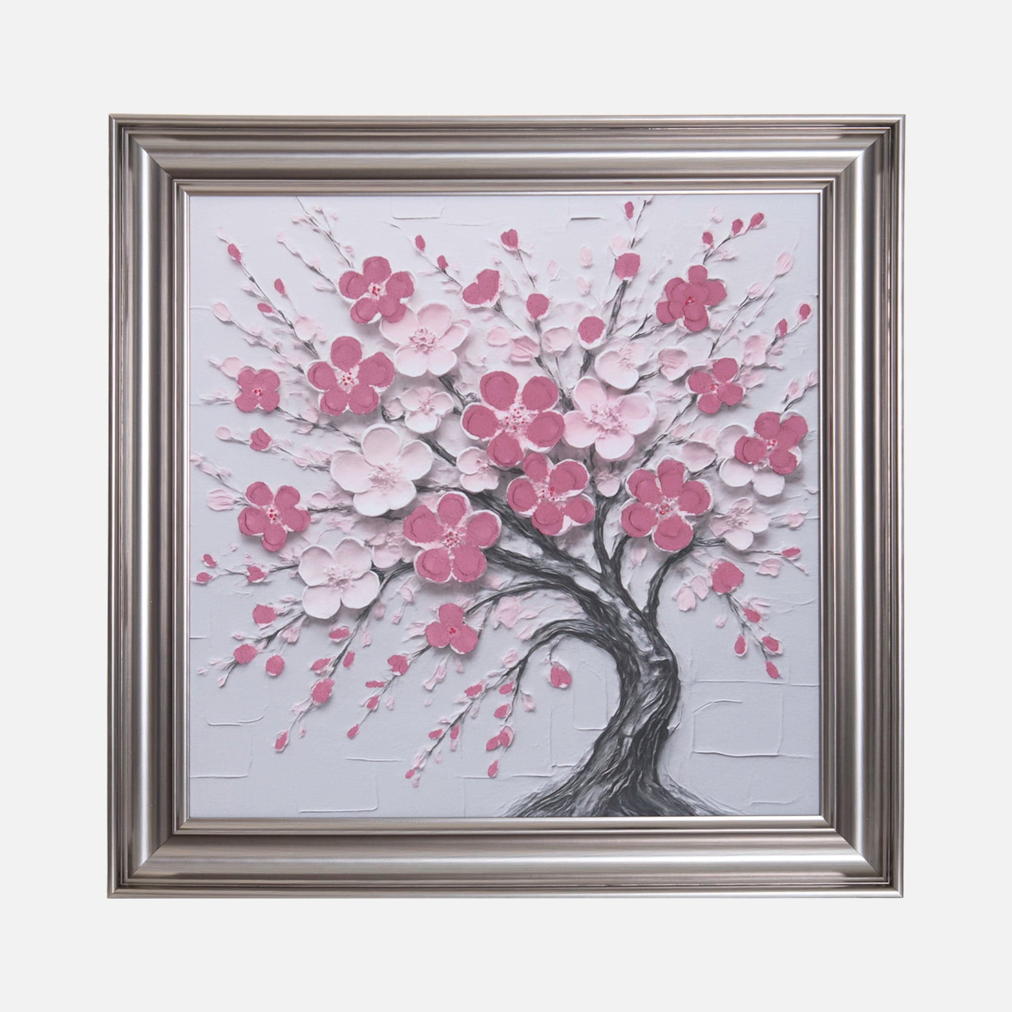 Blushing Petals - Framed Wall Art