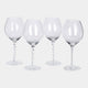 Twisted Stem - Red Wine Glasses, Set of 4