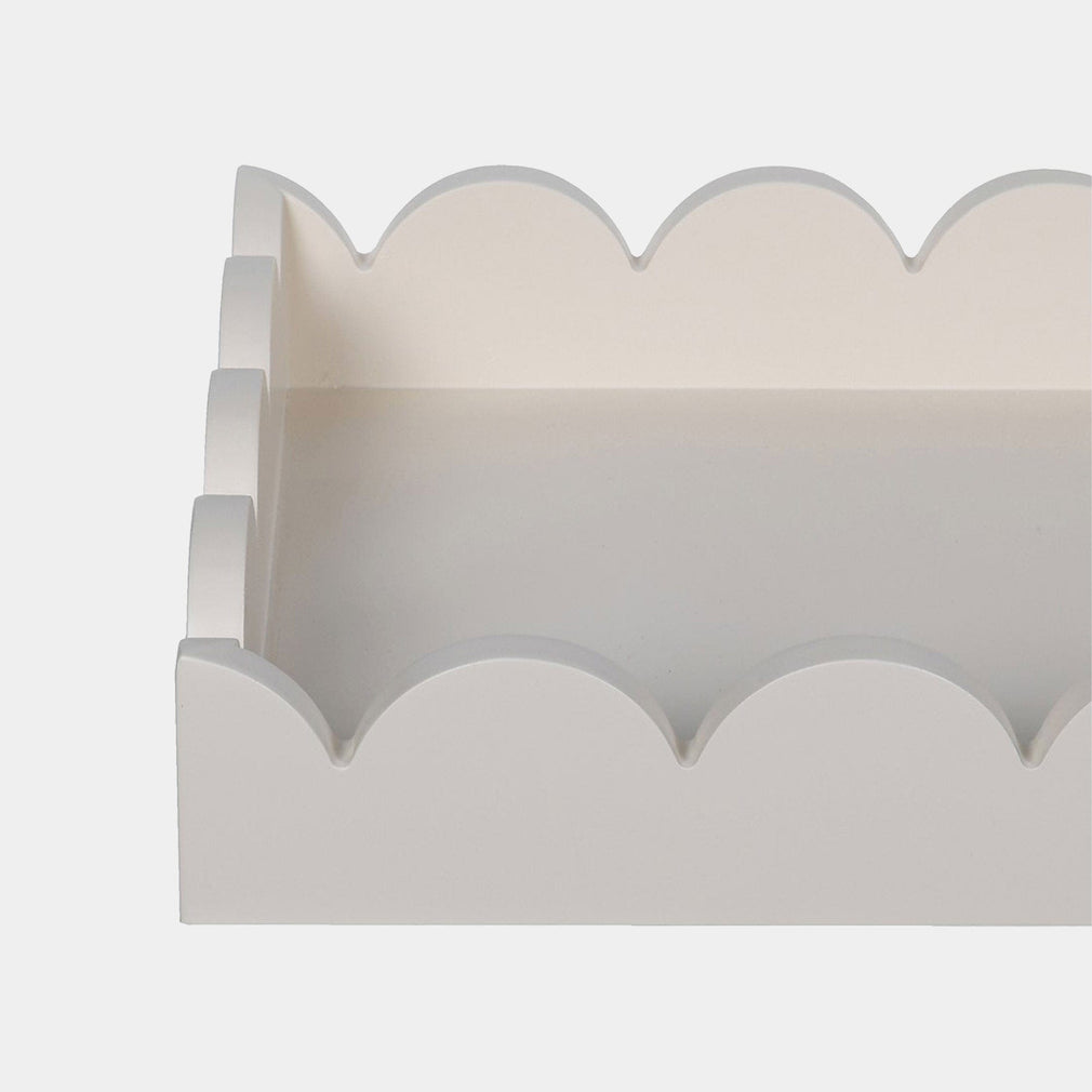 Festonado - White Petal Trays, Set of 2