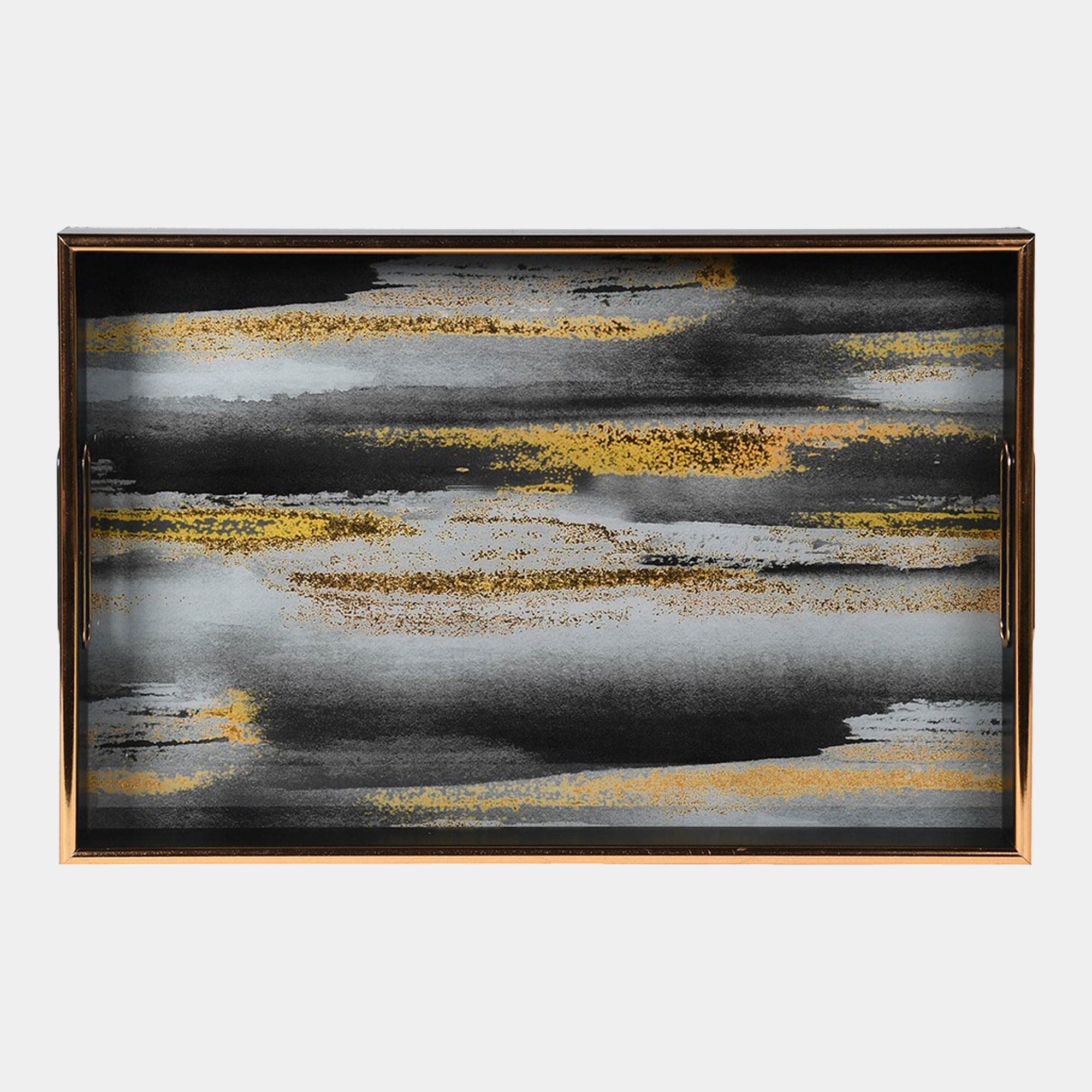 Seismic - Gold and Black Tray