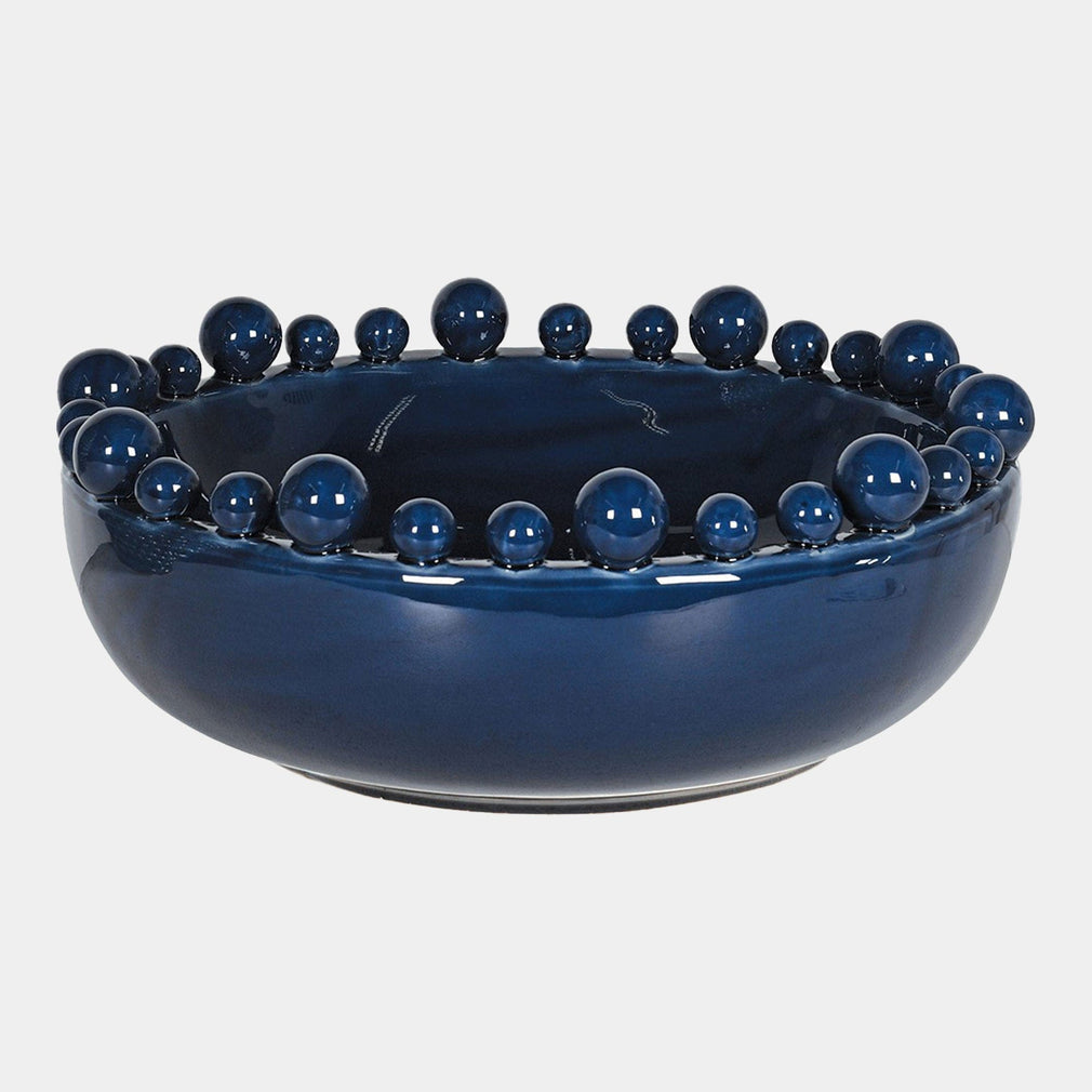 Bobble - Edged Bowl, Dark Blue