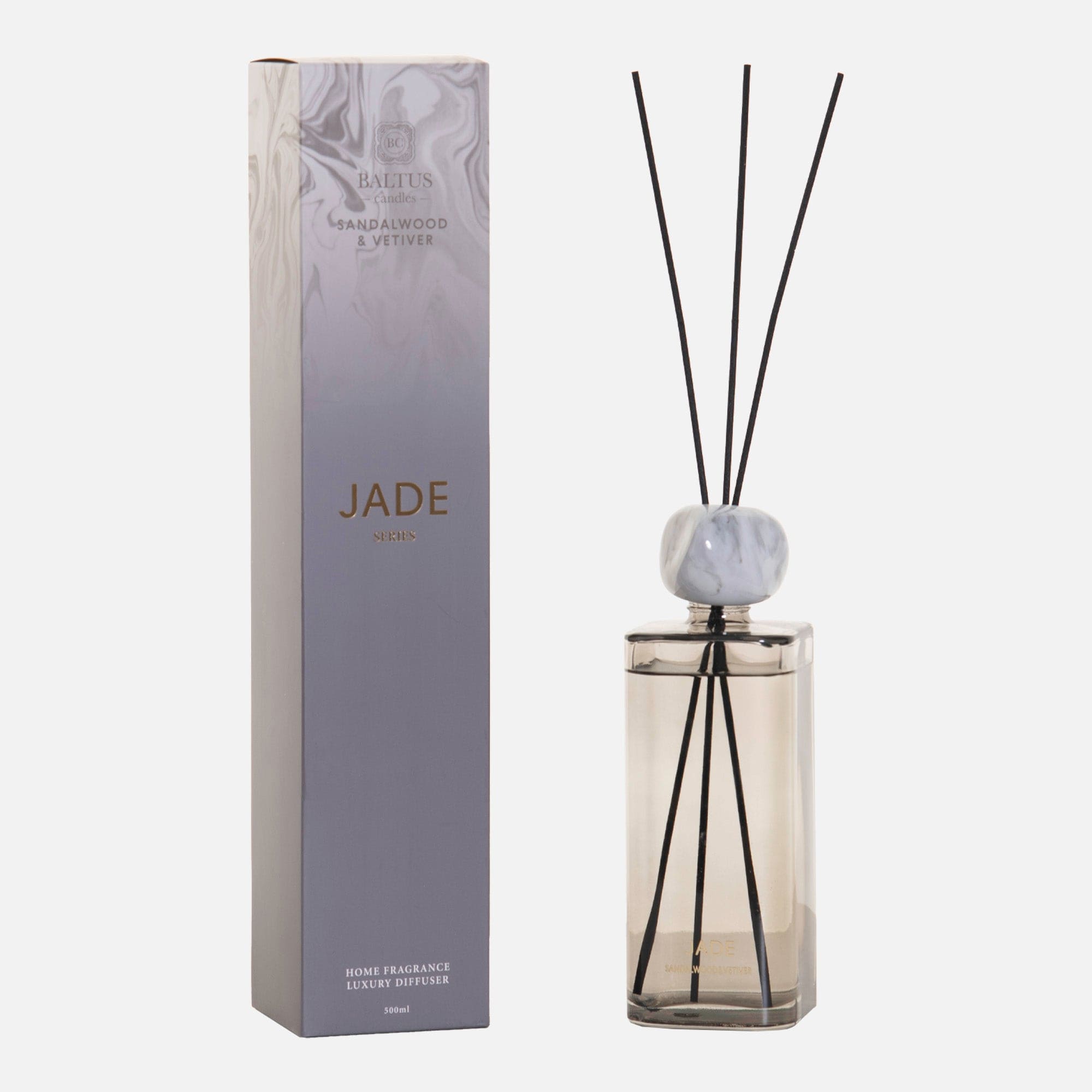 Jade - Sandalwood & Vetiver Reed Diffuser 500ml