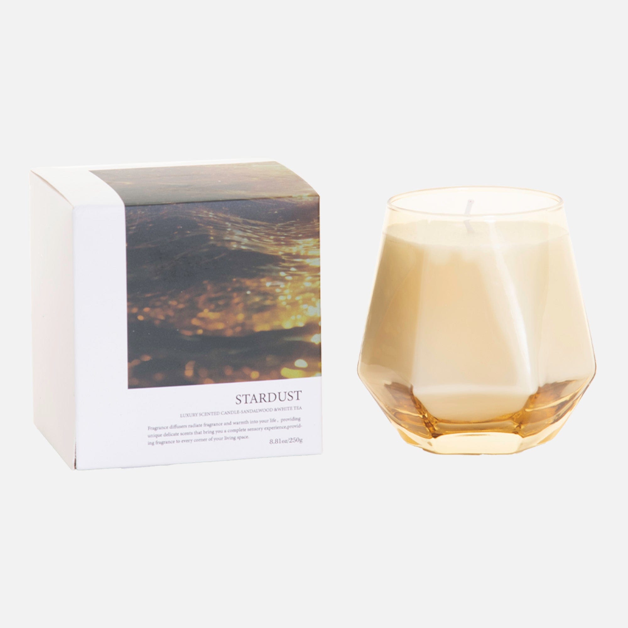 Stardust - Sandalwood & White Tea Candle