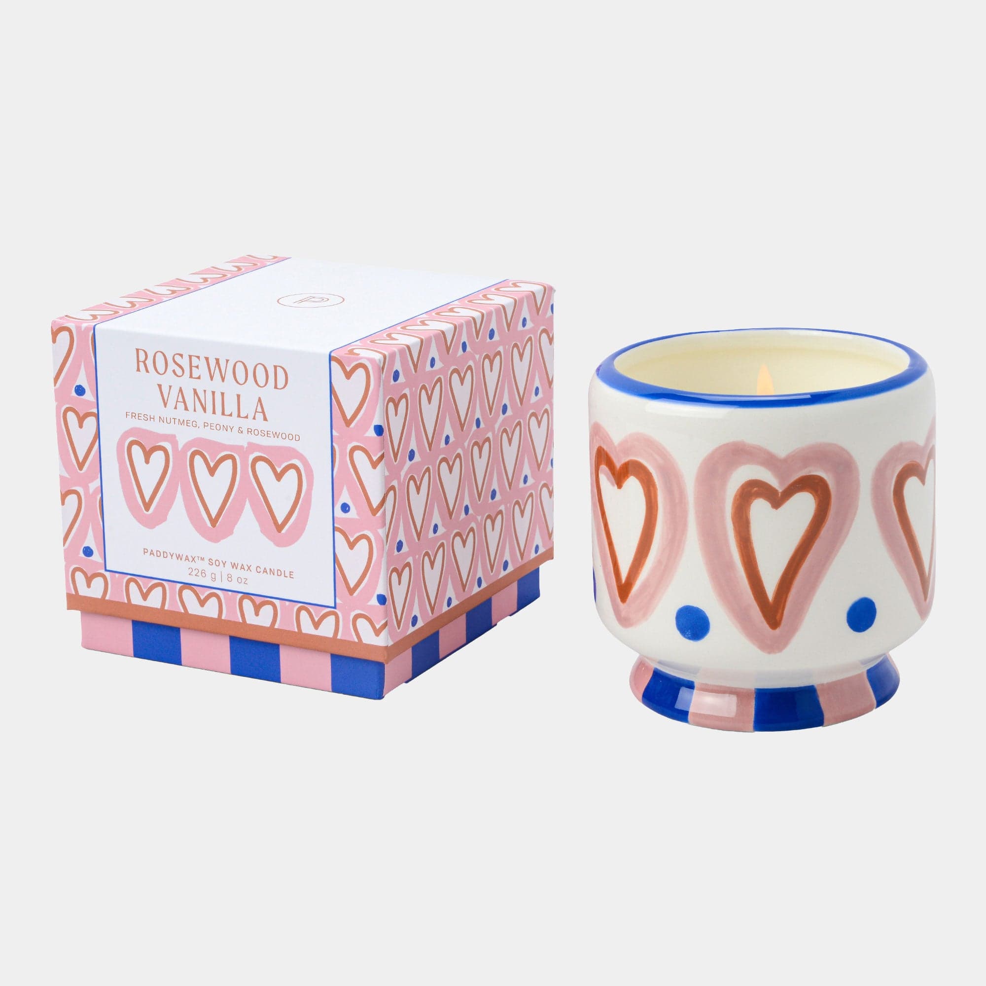 A Dopo - Hearts Rosewood Vanilla Candle