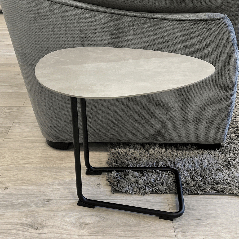 Stratus Sofa Table In Alu Grey 0026 GA Bl